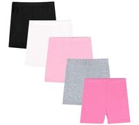 KEREDA Lot de 5 paires de leggings courts pour fille de 2 à 10 ans, 5 paires multicolores, 4-5 ans