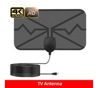 KeRestoQuebec Umei-Antenne TV numérique HDTV 4K,intérieur HD,amplificateur amplifié à signal élevé,récepteur satellite Miles ahiial - Type only Antenna #B