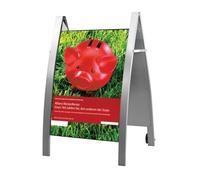 kerkmann 6898 Affiche Support Boston, DIN A1, alusilber, Mobile
