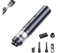 KERLYING Aspirateur De Voiture sans Fil Haute Puissance, Aspirateur Et Souffleur Compact avec Double Puissance AméLioréE pour Un Nettoyage Rapide des Voitures, Maisons Et Bureaux (Blue Gray)
