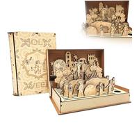KERLYING Décor de scène de résurrection de pâques, décoration de Maison familiale Unique Faite à la Main, Cadeau de la Semaine Sainte de pâques en Famille Un Cadeau Unique de la Semaine Sainte (A)