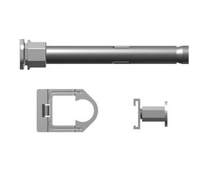 Kermi Bohrkonsolen-Set D : 18mm, L=160mm , Que 3. Kons. Ab BL1800