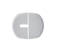 Kermi Cache pour pied de console, blanc ZB00290001