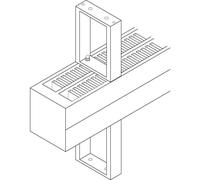 Kermi Console De Banc Convecteur Type 43/44 L= 192 H= 250, Blanc