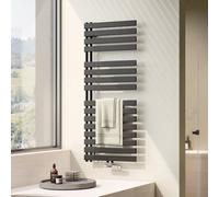 Kermi Credo Half flat Sèche-serviettes, fonctionnement mixte ou à eau chaude, EAN1A180045AOXK,