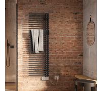 Kermi Credo Half round-E Sèche-serviettes, E1E1A140045xJxK#onyx/onyx,