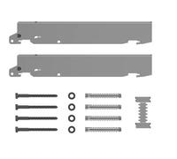 Kermi Ensemble De Supports De Montage Rapide T11-33 BH 600 Mm, WA 50 Mm, Blanc