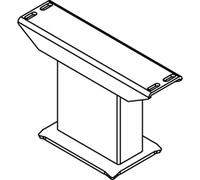 Kermi Fixconsole Pour Montage Au Sol Typ10, Blanc