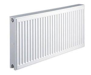 KERMI FK0120610 Radiateur X2 Profil-K Type 12 600x64x1000 Blanc, 10 Bar, avec Couvercles