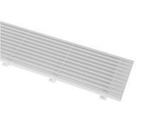 Kermi Grille L 120x20x500 LR Alu argent foncé - ZL1R050X4K