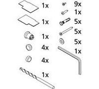 Kermi Ibiza 2000 pièces d'assemblage 2534166 set, blanc, I2 P