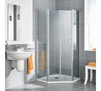 Kermi Ibiza 2000 Porte battante, avec élément fixe, I2B50100181AK, I2B50