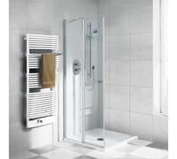 Kermi Ibiza 2000 Porte battante, avec élément fixe, pour accès d'angle, I2EOL075181AK, I2EOL