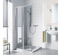 Kermi Ibiza 2000 Porte coulissante, avec élément fixe, pour accès d'angle, I2ED2080201AK, I2ED2