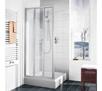 Kermi Ibiza 2000 Porte coulissante, avec élément fixe, pour niche, pour paroi latérale, I2ST3080201PK, I2ST3