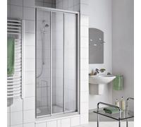 Kermi Ibiza 2000 Porte coulissante, pour niche, pour paroi latérale, I2STD100181AK, I2STD