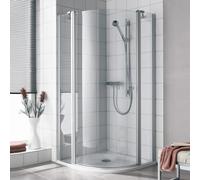 Kermi Ibiza 2000 Porte pivotante, avec élément fixe, I2S1L090181PK, I2S1L