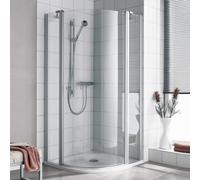 Kermi Ibiza 2000 Porte pivotante, avec élément fixe, I2S1R090181PK, I2S1R