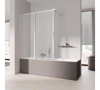 Kermi Liga Pare-baignoire, mobile, LIH2L100151PK, LIH2L