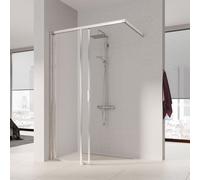 Kermi Liga Paroi de douche à l’italienne avec élément coulissant, LIJ2L10018VPK, LIJ2L
