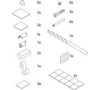 Kermi Liga pièces d'assemblage 2534577 Panneau latéral LI TWD