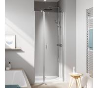 Kermi Liga Porte battante, avec élément annexe, pour niche, pour paroi latérale, LI1OR090201AK, LI1OR