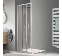 Kermi Liga Porte coulissante, pour accès d'angle, LIE3L100201PK, LIE3L