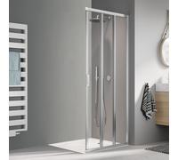Kermi Liga Porte coulissante, pour accès d'angle, LIE3R090181PK, LIE3R