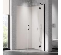 Kermi Liga Porte pivotante, avec élément fixe, pour accès d'angle, LIETR078203PK, LIETR