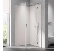 Kermi Liga Porte pivotante, avec élément fixe, pour accès d'angle, LIETR12020VAK, LIETR