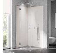 Kermi Liga Porte pivotante, avec élément fixe, pour paroi latérale, LISNL10320VPK, LISNL