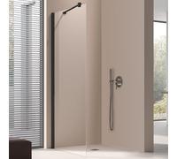 Kermi Mena Paroi latérale, pour porte pliante, pour porte battante, pour porte pivotante, pour porte coulissante, METWP090203PK, METWP