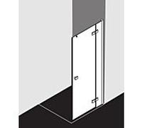 Kermi Mena Porte battante, avec élément fixe, pour paroi latérale, ME1NR120203AK, ME1NR
