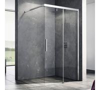 Kermi Nica Paroi de douche à l’italienne, avec élément coulissant, NIJ2R10020VAK, NIJ2R