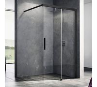 Kermi Nica Paroi de douche à l’italienne, avec élément coulissant, NIJ2R150203AK, NIJ2R