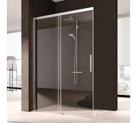 Kermi Nica Porte coulissante, avec élément fixe, pour paroi latérale, NID2L10020VPK, NID2L