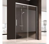 Kermi Nica Porte coulissante, avec élément fixe, pour paroi latérale, NID2R14018VPK, NID2R