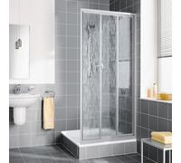 Kermi Nova 2000 Porte coulissante, pour niche, pour paroi latérale, N2STD1201811K, N2STD