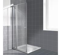Kermi Nova 2000 Porte pivotante, avec élément fixe, pour niche, pour paroi latérale, N2SFW0882011K, N2SFW