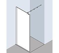 Paroi de douche Kermi PASA XP WALK-IN Profilé Fixation murale à 45° 1850x750mm Transparent