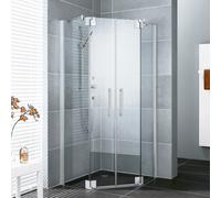 Kermi Pasa XP Porte battante, avec élément fixe, PXF47090201AK, PXF47