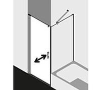 Kermi Pega Porte battante, pour paroi latérale, PE1KL08020VAK, PE1KL