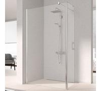 Kermi Pega Paroi de douche à l’italienne, avec battant, PETFL12020VPK, PETFR