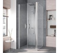 Kermi Pega Paroi latérale, pour porte pliante, pour porte battante, pour porte pivotante, pour porte coulissante, PETWD11018VAK, PETWD