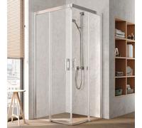 Kermi Pega Porte coulissante, pour accès d'angle, PEC2L12020VPK, PEC2L