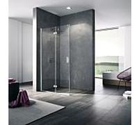 Kermi Diga Paroi de douche à l’italienne, avec élément pliable, DI2YR12020VPK, DIY2R