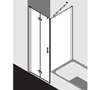 Porte pliante Ã battants Kermi Diga 2SL 10020, Coloris: Argent Brillant Verre VÃ©ritable Brillant Nettoyant Clair - DI2SL10020VPK