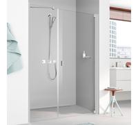 Kermi Raya Porte battante avec élément annexe, pour niche, pour paroi latérale, RA1OR143201PK, RA1OR