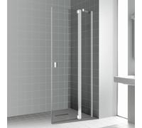 Kermi Raya Porte battante, avec élément fixe, pour paroi latérale, RA1NR120201PK, RA1NR