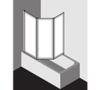 Kermi Vario 2000 3 Vario 2000 V2FW30501412K 140, 2000 -141,7x140cm, argent mat brillant, perle Kerolan